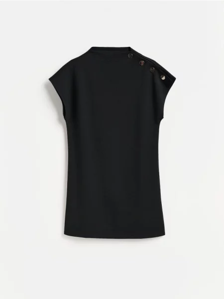 Reserved Rochie cu decorativi negru
