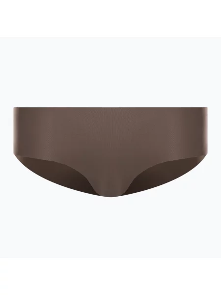 Дамски слипове Gymshark No Vpl Hipster brown кафяво