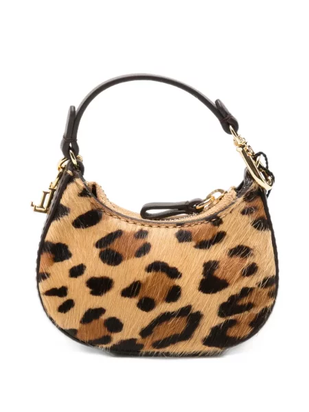 Pandantiv Lauren Ralph Lauren cu imagine cu model leopard maro