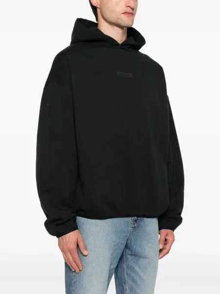 Суичър с качулка Fear Of God Essentials черно