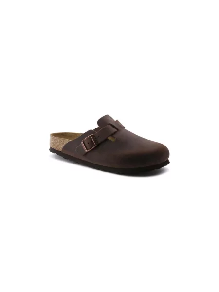 Klapki Birkenstock brązowe