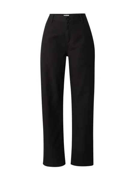 Carhartt WIP Pantaloni Pierce negru / murdar alb