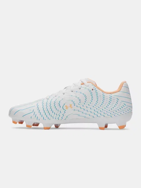 Fotbal botine Under Armour alb