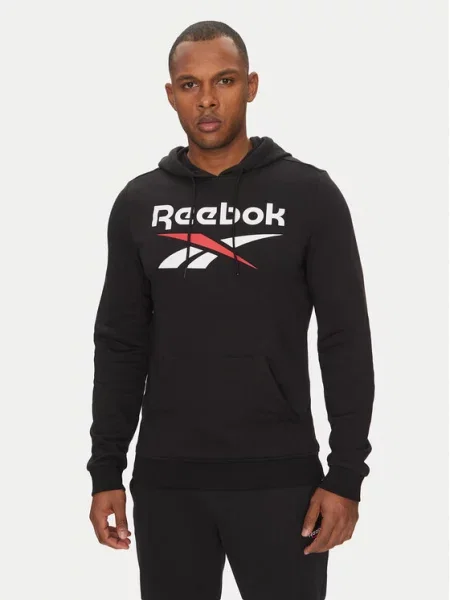 Reebok Majica dugih rukava Identhlty Big Logo crna