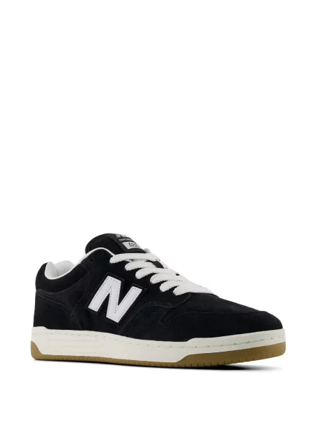 Sneakers New Balance με κορδόνια σουέντ μαύρο