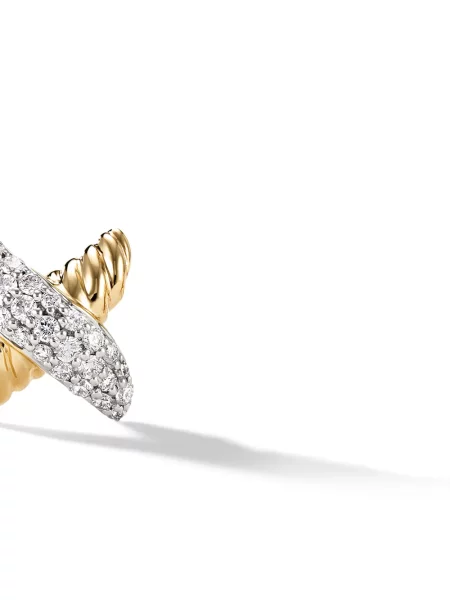 Auskarai David Yurman geltona