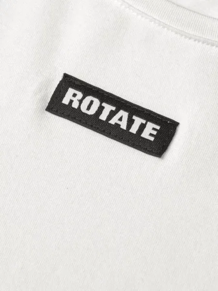 Scurt tricou Rotate Birger Christensen alb