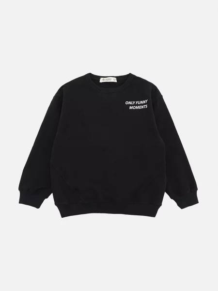 Дитячий Світшот YUKI чорний