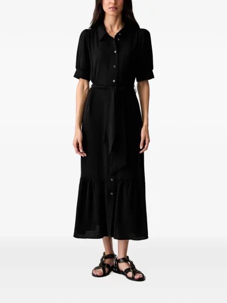 Cu centură rochie midi Morgan negru