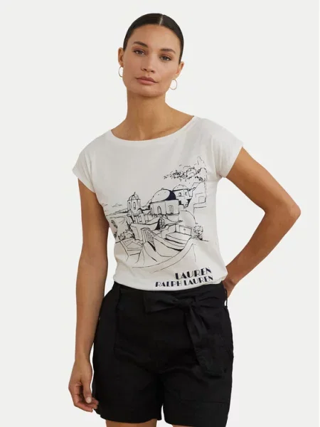 LAUREN RALPH LAUREN T-Shirt biały