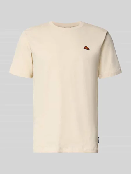 T-shirt z przeszyciem z logo model CASSICA' Ellesse biała
