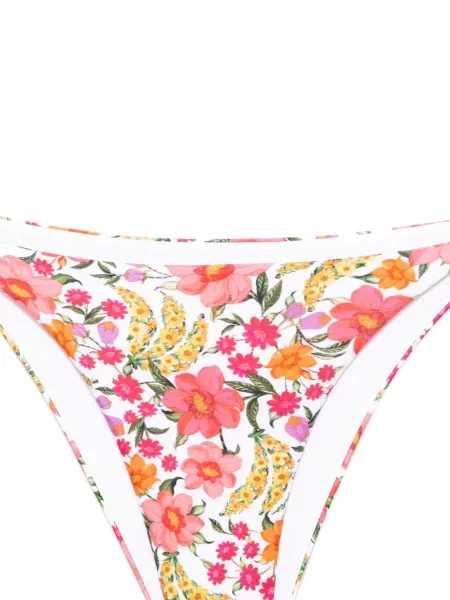 Bikini Farm Rio cu model floral alb