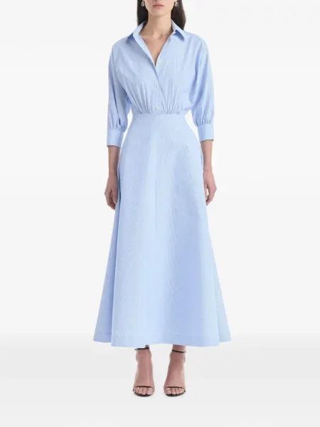 Rochie tip cămașă Altuzarra albastru