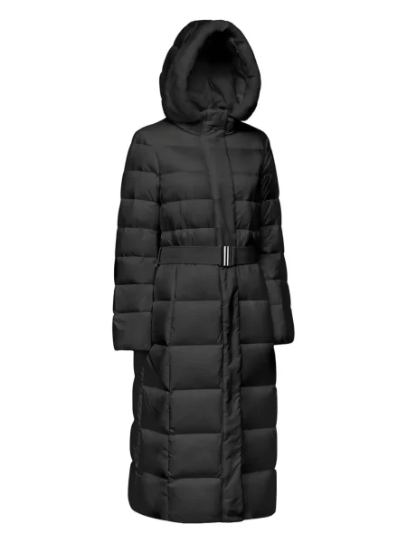 Palton Geox cu glugă negru