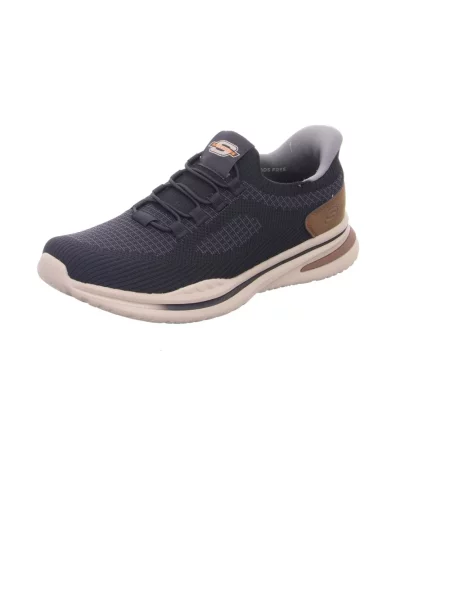 Sneakersy Skechers brązowe