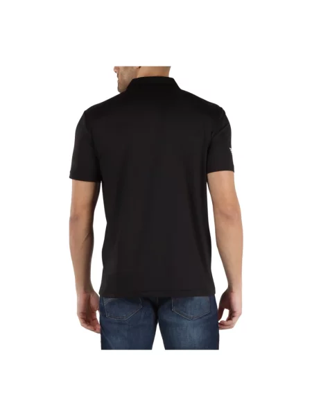 Emporio Armani polo z nadrukiem czarny