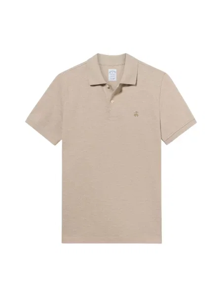 Koszulka polo Brooks Brothers polarowa beżowa