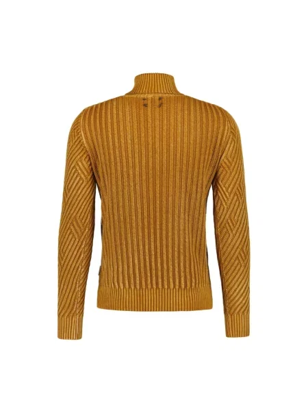 Sweter z golfem Bob pomarańczowy