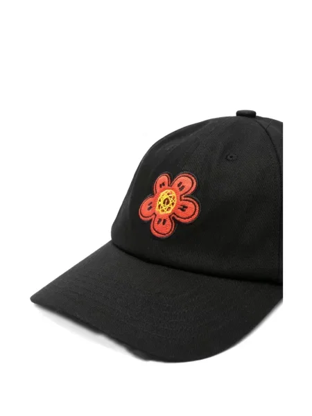 Șapcă Kenzo cu broderie cu model floral negru