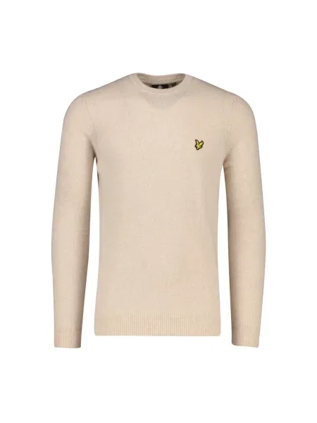 Sweter Lyle & Scott wełniany beżowy