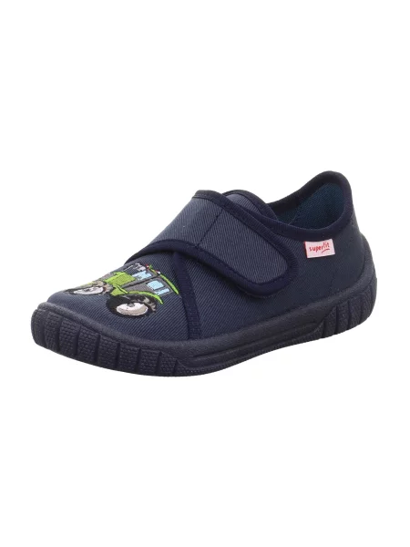 SUPERFIT Papuci de casă BILL bleumarin / albastru deschis verde deschis gri