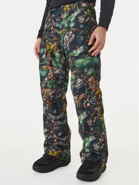 Dětské snowboardové kalhoty DC Code pine photo camo zelené
