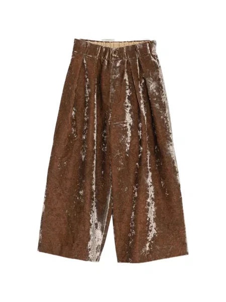 Pantaloni Uma Wang maro