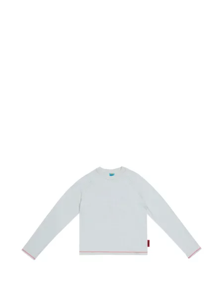 Lung tricou Unna alergare alb
