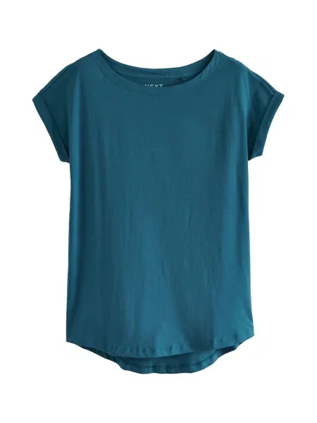 Next Tricou petrol verde