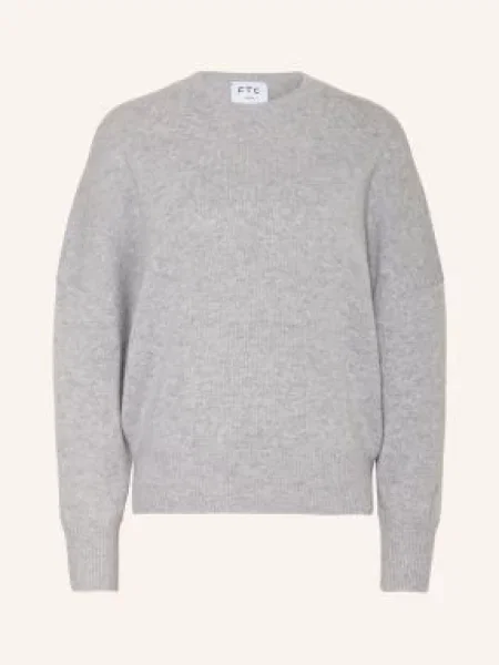 Ftc Cashmere Sweter Z Kaszmiru grau