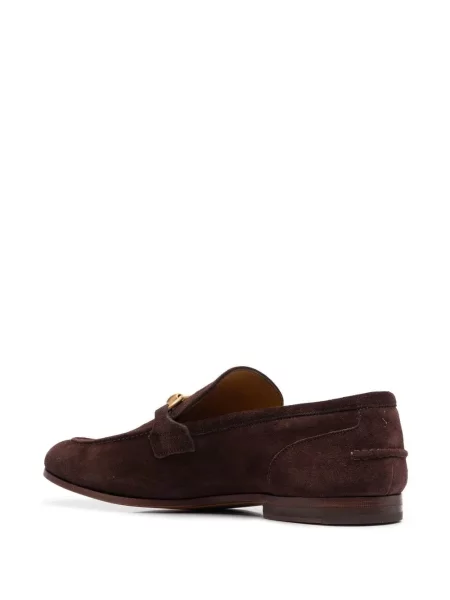 Loafersy Gucci brązowe