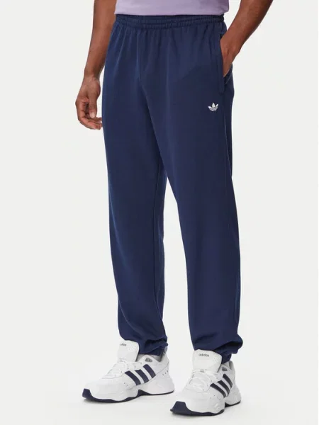 Adidas Pantaloni trening Trefoil Essentials French Terry Bleumarin