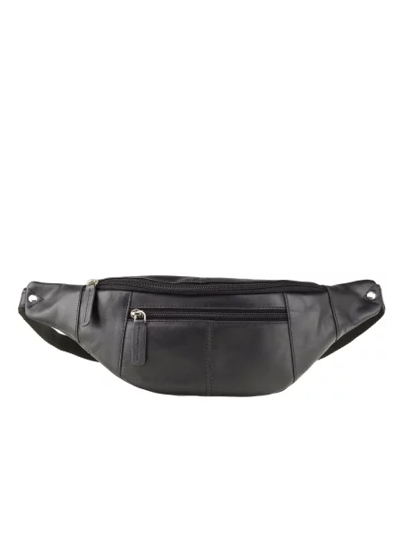 Кожаная сумка Visconti черная