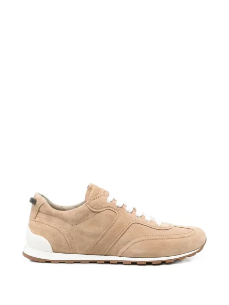 Sneakerși Brunello Cucinelli din piele de căprioară