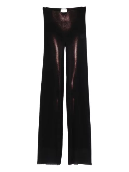 Pantaloni Jean Paul Gaultier cu imagine plasă maro