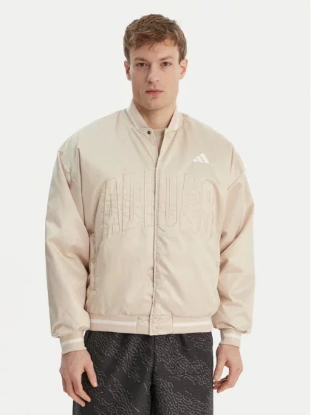Bomber jakna Adidas bež