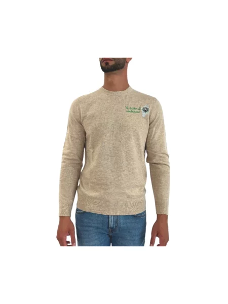 Sweter Saint Barth wełniany beżowy