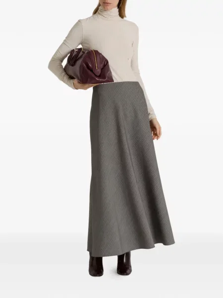Fusta maxi Alberta Ferretti gri