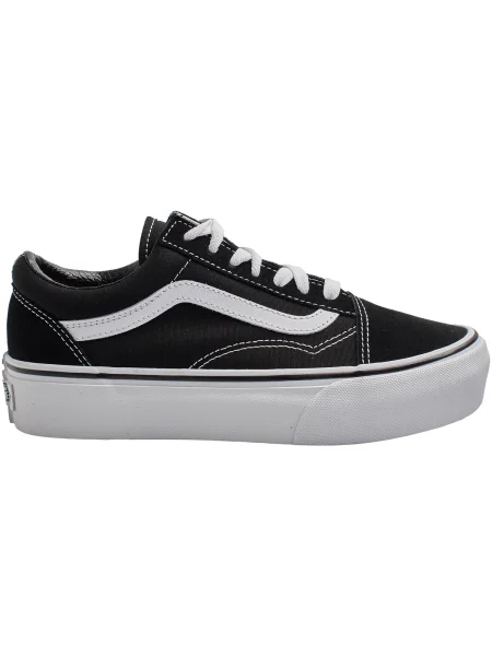 Tenisky Vans Old Skool na platforme čierna