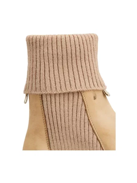 Botki Tod's wsuwane beżowe