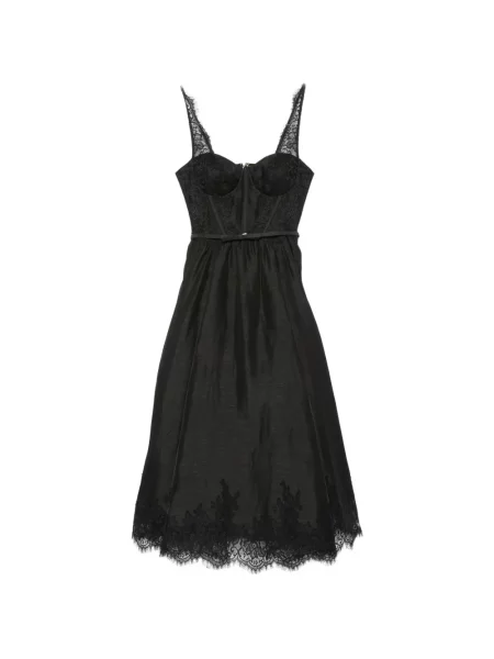 Rochie midi Zimmermann din dantelă negru