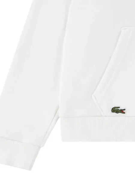 Bluza z kapturem dziecięca Lacoste biała