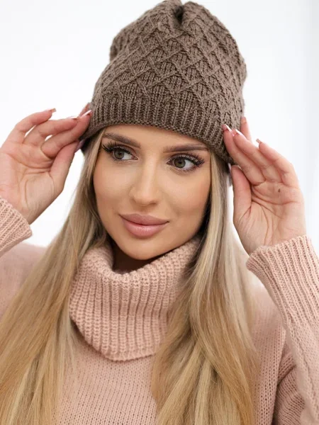 Șapcă Kesi din fleece maro