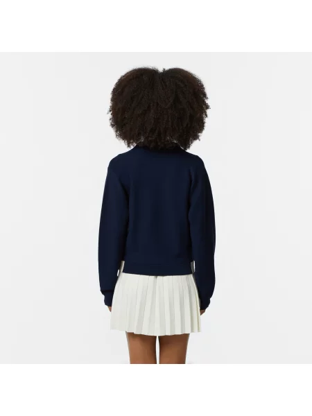 Lacoste Regular Fit Dzianinowa Koszulka Polo Z Blokami Kolorów granatowa