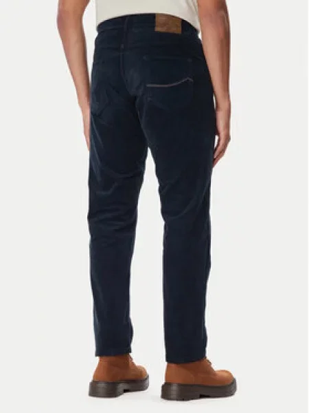 Aeronautica Militare Jeans hlače Mornarsko Straight Leg modra