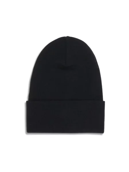 Czapka Moncler wełniana czarna