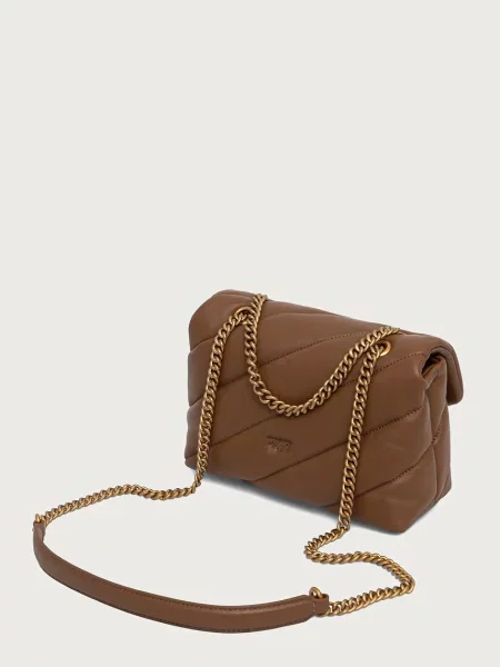 Torebka crossbody Pinko brązowa