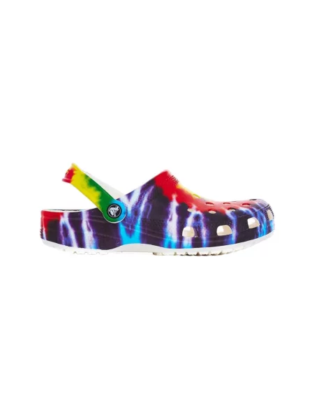 Pantofi Crocs tie dye clasici cu legături