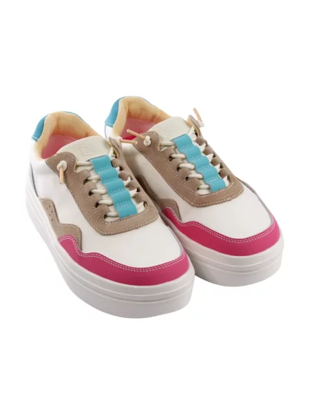 Sneakersy Hey Dude casual różowe