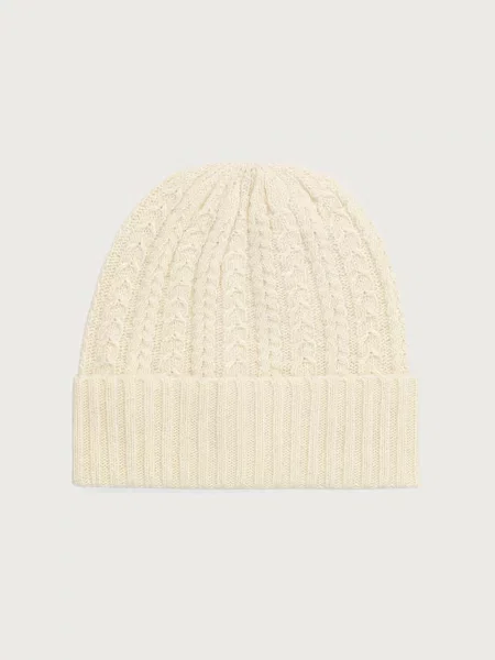 United Colors of Benetton beanie kapa z volno bež